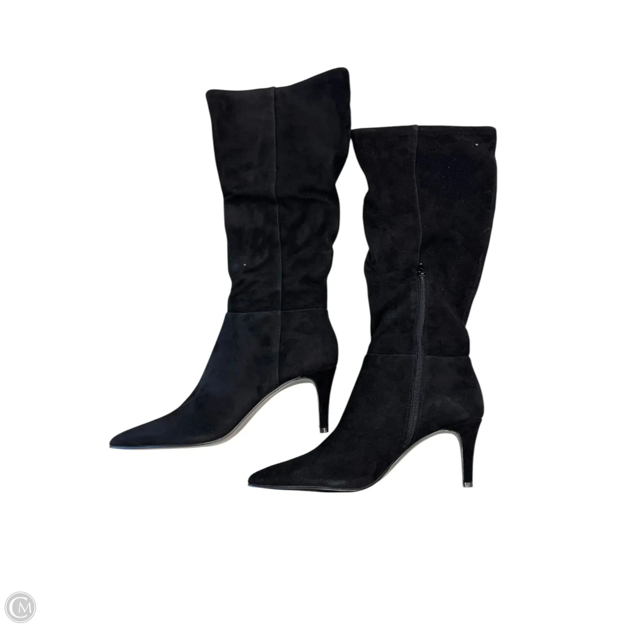 Urban Edge Boots Knee Heels By Steve Madden In Black, Size: 11