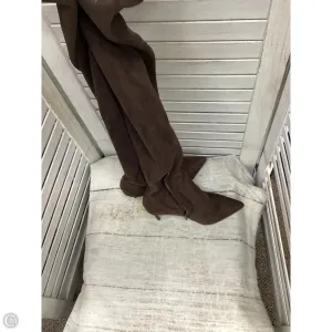 Support Foot Move Free Boots Knee Heels By Steve Madden In Brown, Size: 6.5