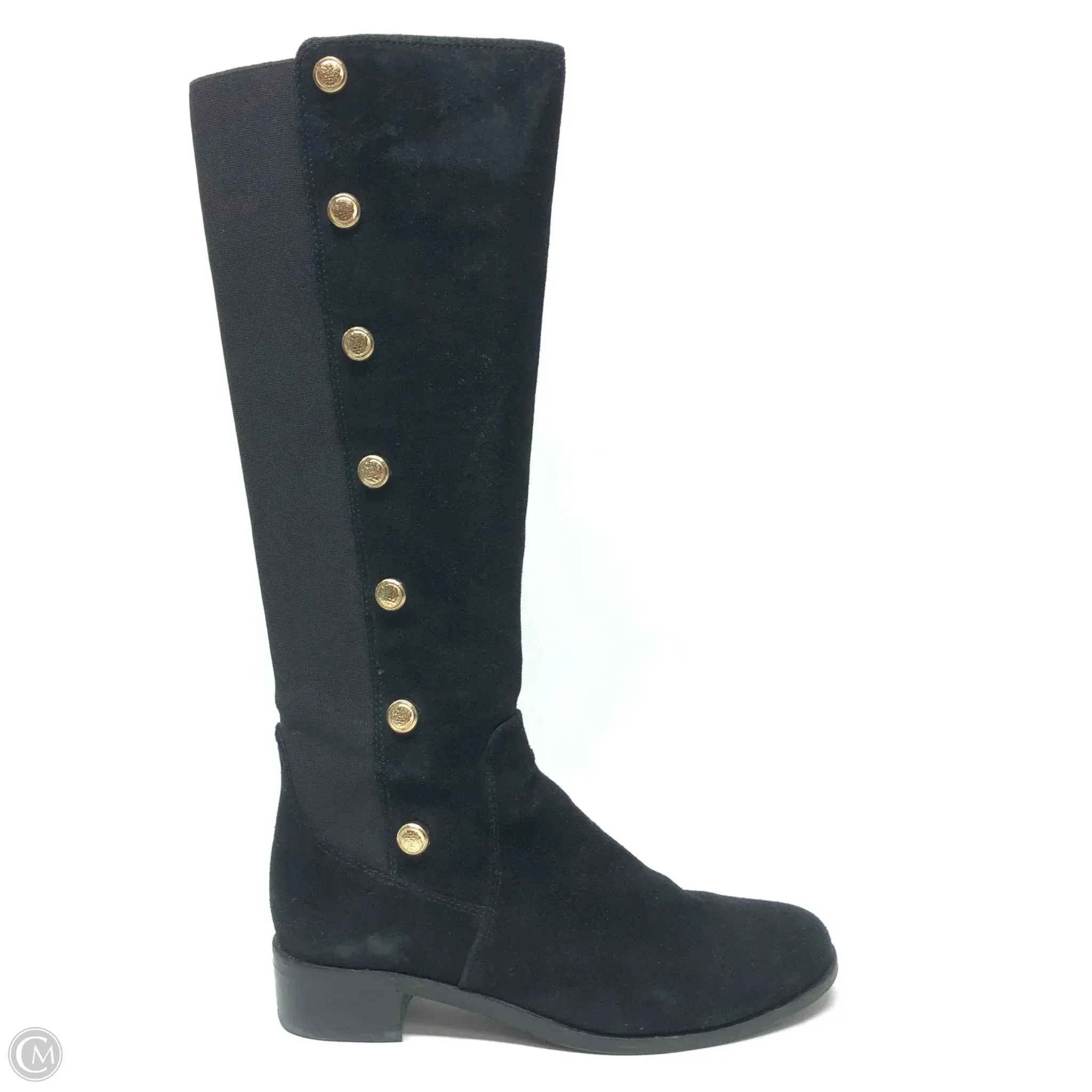 Stable Step Boots Knee Heels By Vince Camuto In Black, Size: 8