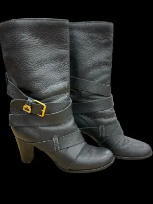 Low Arch Boots Luxury Designer By Chloe In Black, Size: 7.5