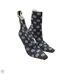 Dry Fast Kind Glow Boots Luxury Designer By Gucci In Black & White, Size: 9(39)