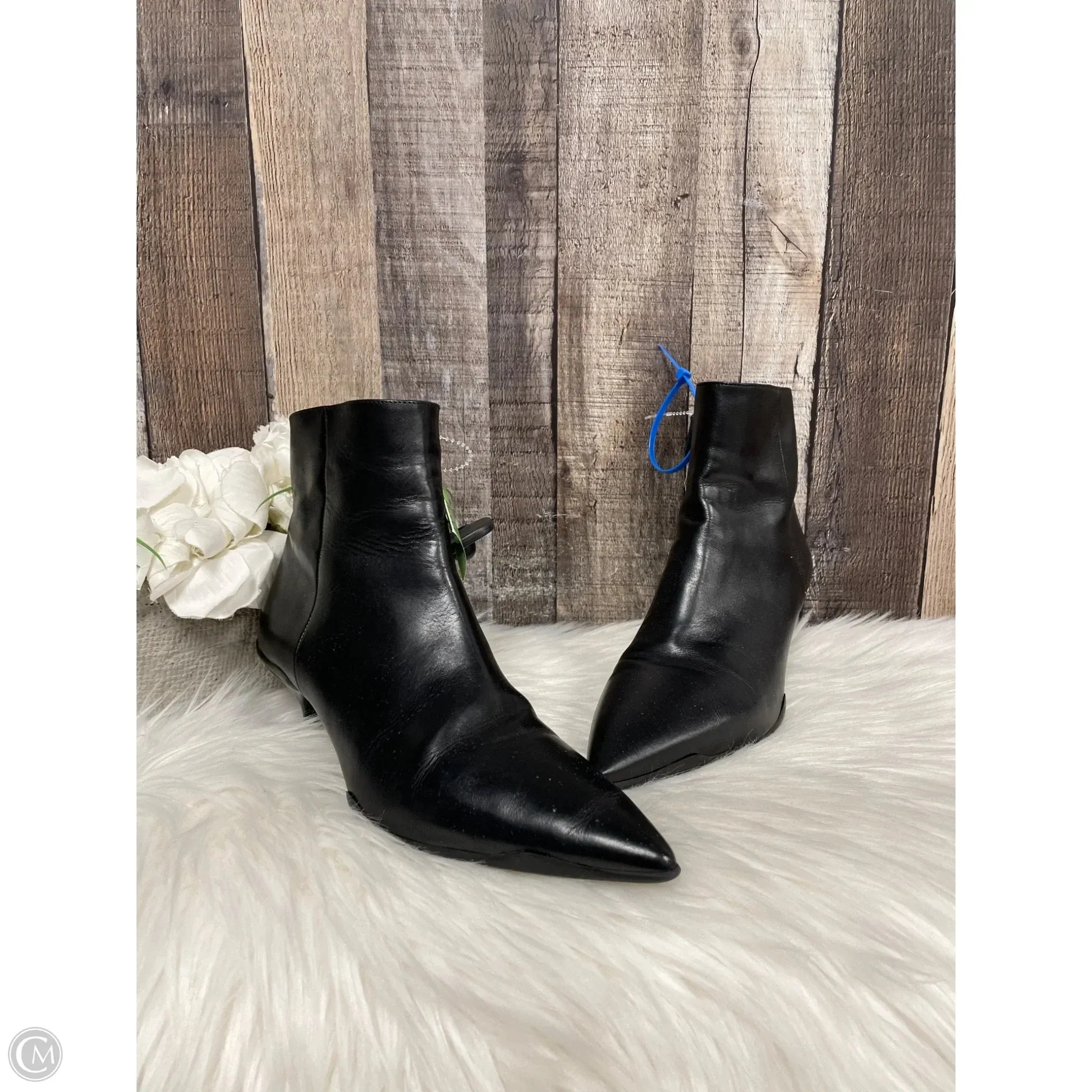 Zen Step Boots Luxury Designer By Prada In Black, Size: 6.5