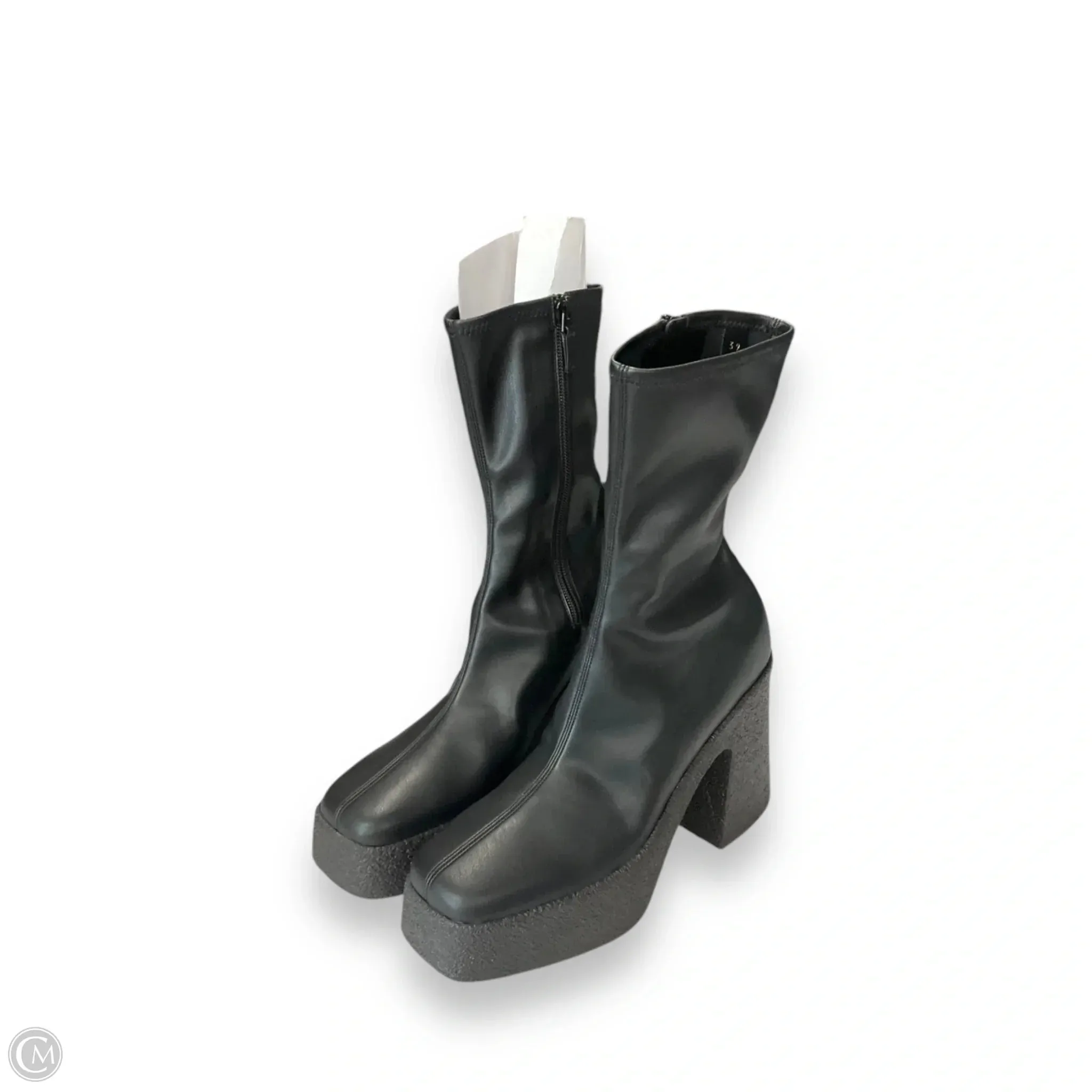 Durable Stitching Boots Luxury Designer By Stella Mccartney In Black, Size: 9