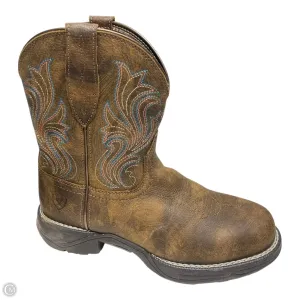 Trail Ready Wind Shield Boots Western By Ariat In Brown, Size: 6