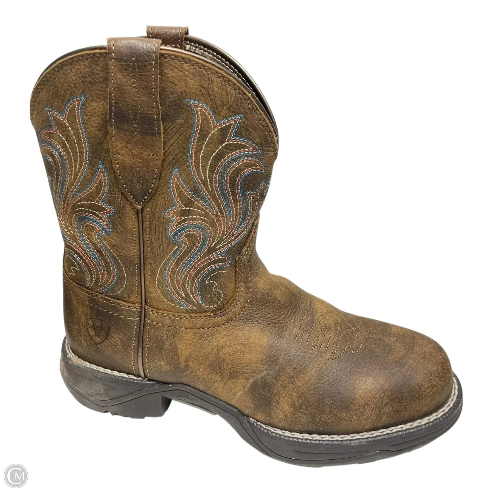 Trail Ready Wind Shield Boots Western By Ariat In Brown, Size: 6