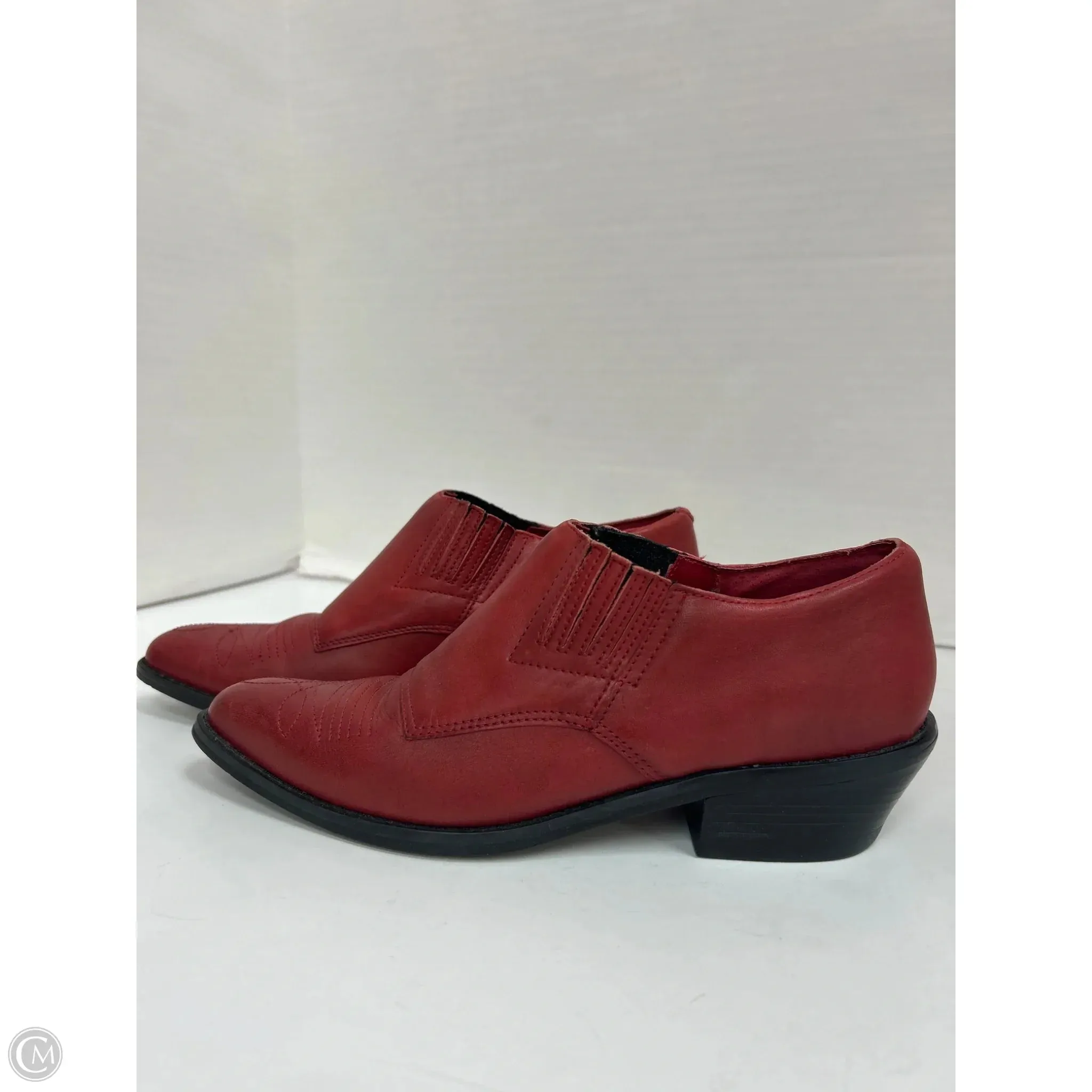 Puddle Safe Boots Western By Clothes Mentor In Red, Size: 7