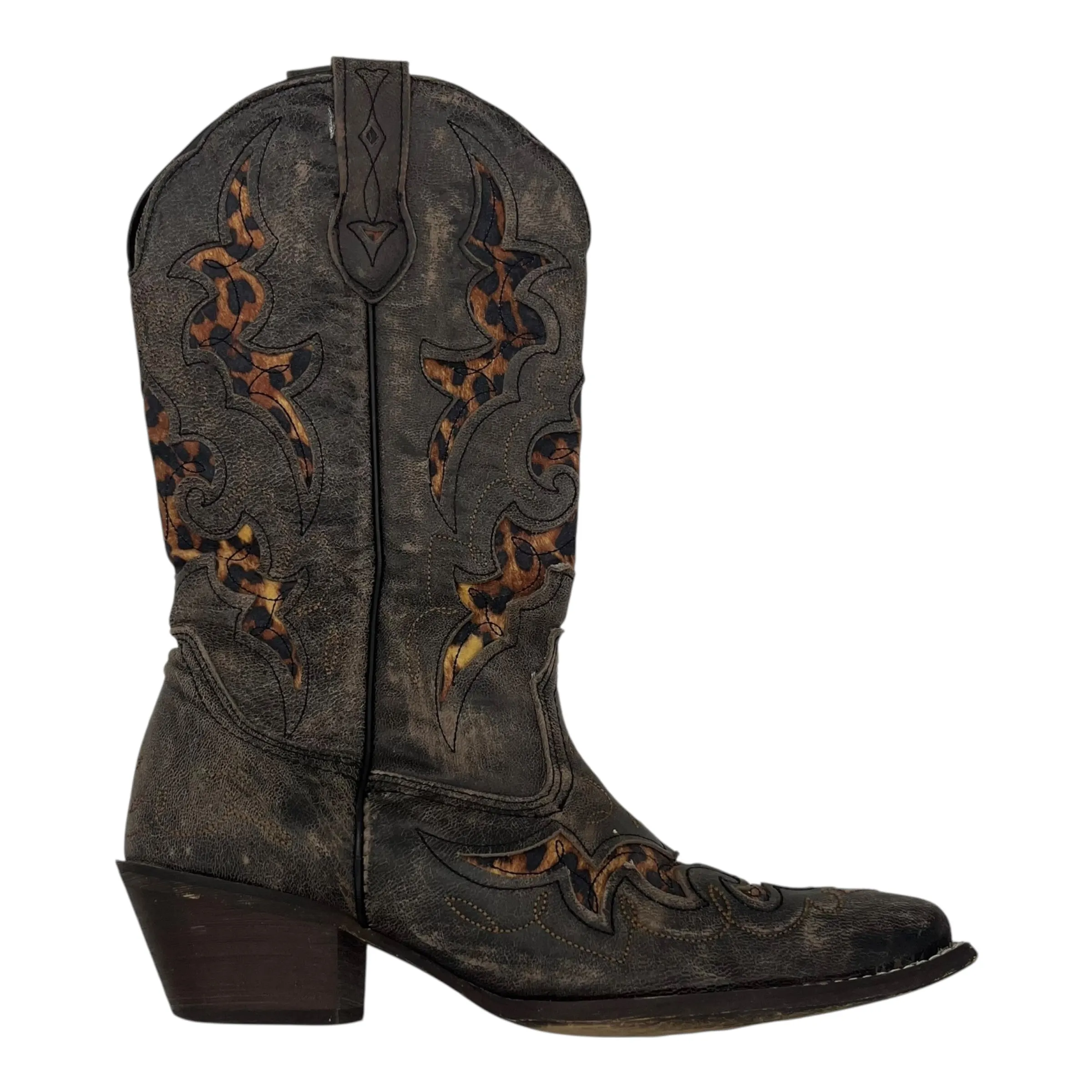 BOOTS WESTERN by  CMA In BROWN, Size: 7 Cushioned