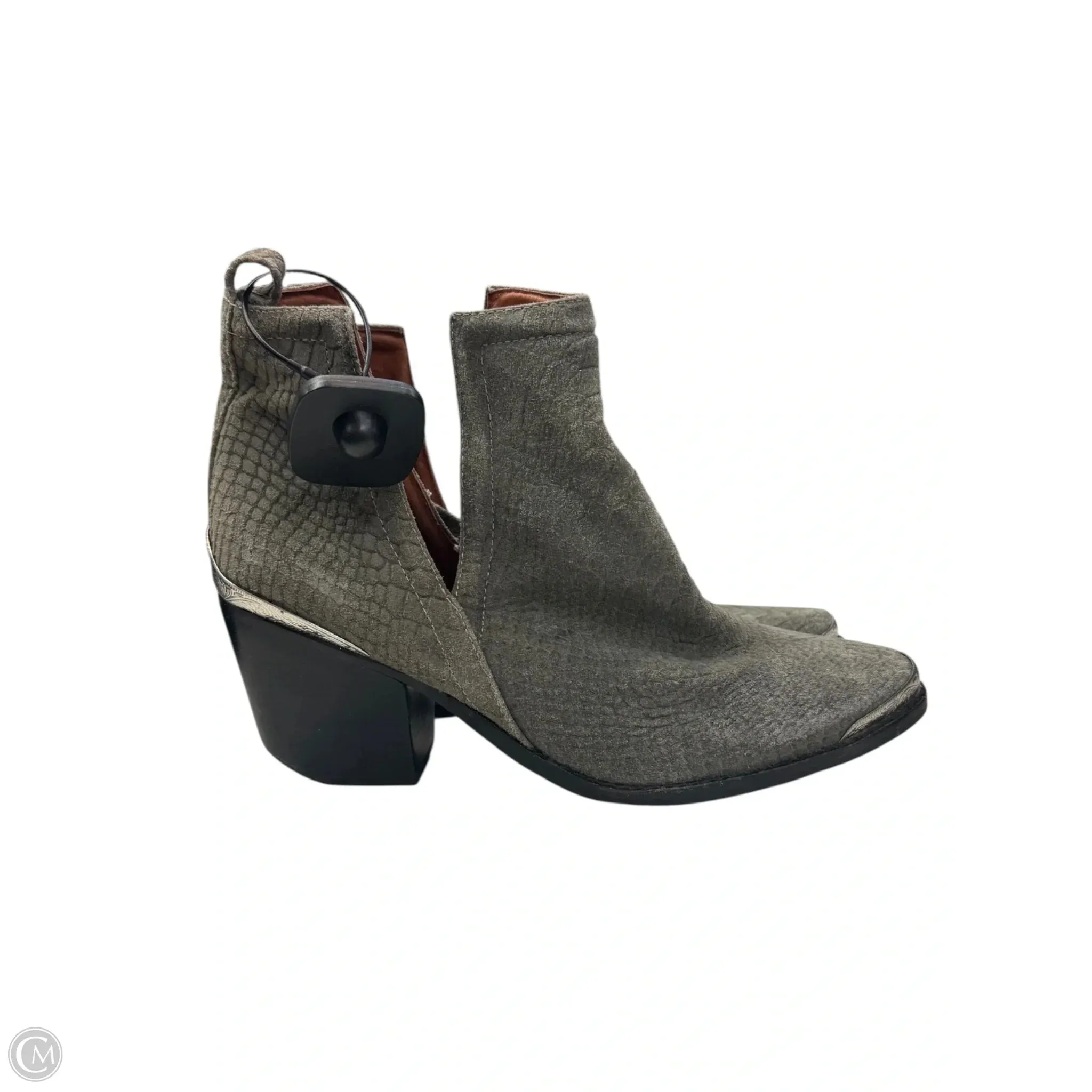 Boots Western By Jeffery Campbell In Grey, Size: 9 Anti Static Lining