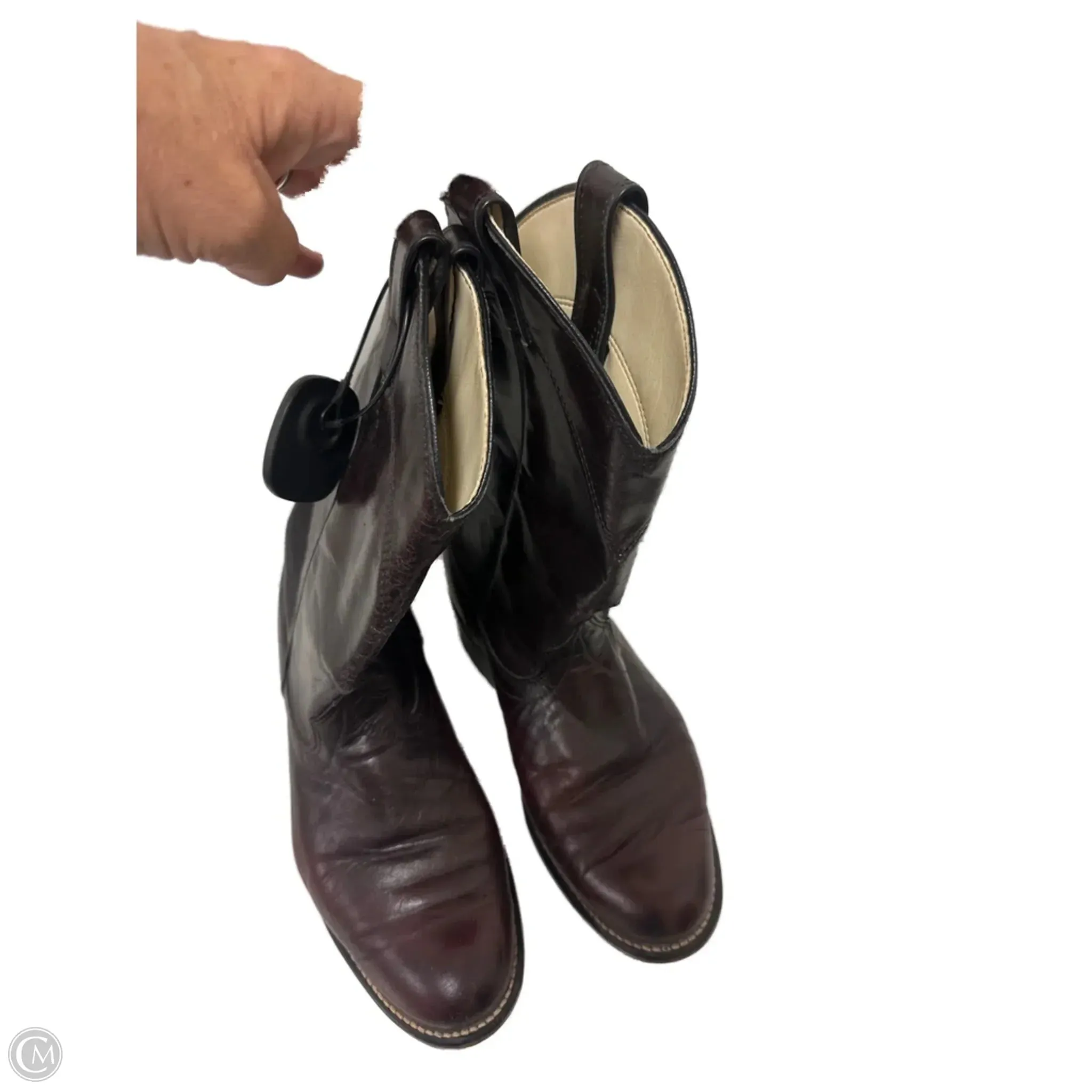 City Travel Anti Odor Backcountry Camper Boots Western By Laredo In Red, Size: 7