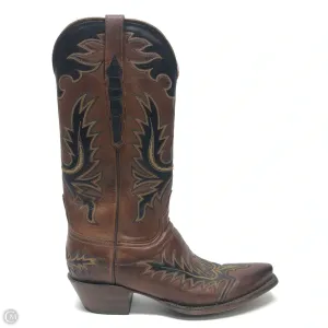 Boots Western By Lucchese In Brown, Size: 8.5 Reinforced Form Windy Weather