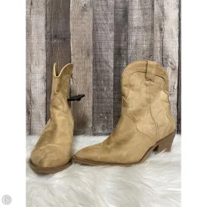 Anti Abrasion Boots Western By Universal Thread In Tan, Size: 6.5