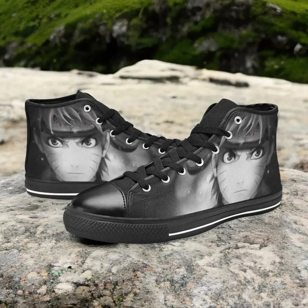 Boruto Naruto Uzumaki Shoes High Top Sneakers for Kids and Adults