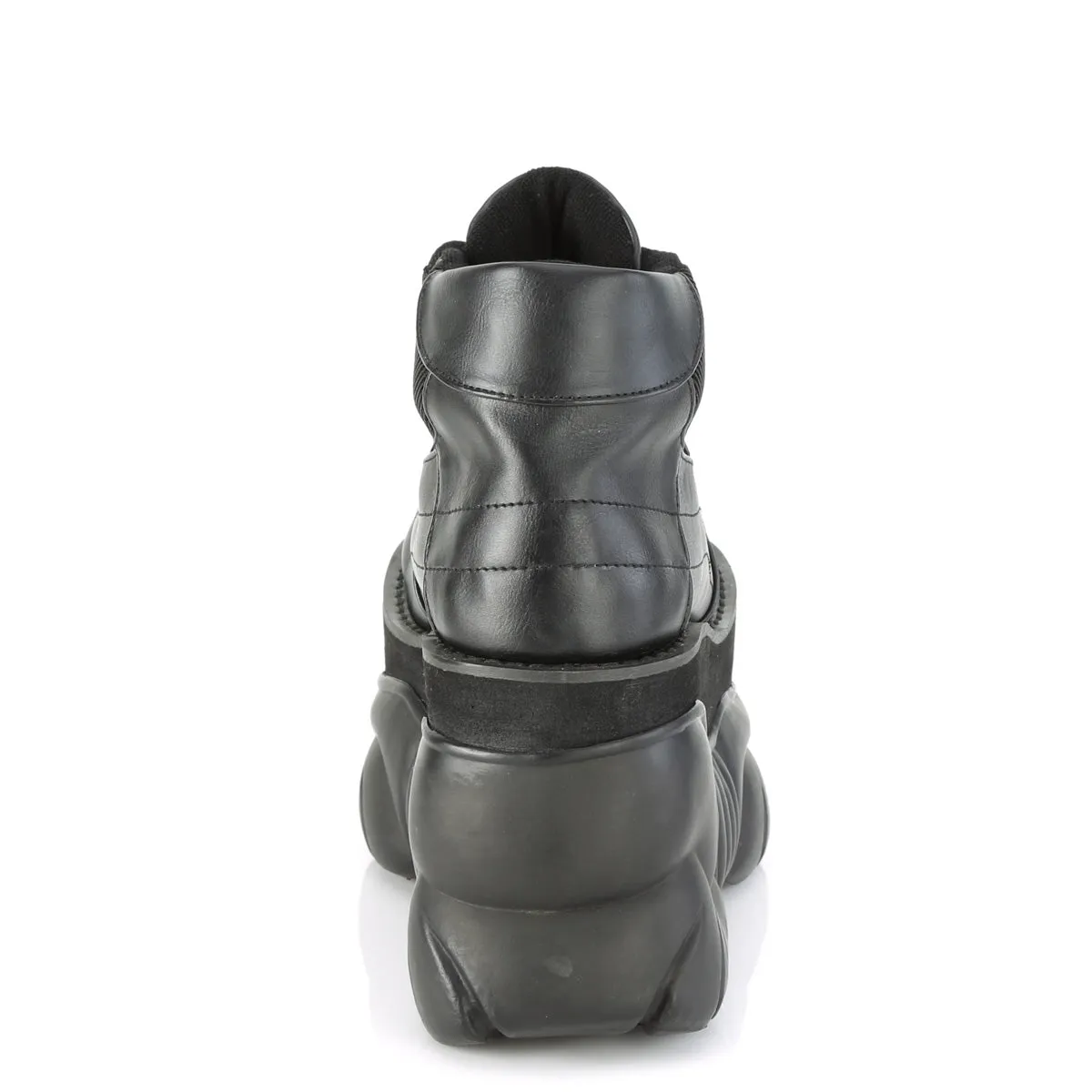 BOXER-01 DemoniaCult Black Vegan Leather Sexy Unisex Platform Shoes & Boots (Alternative Footwear)