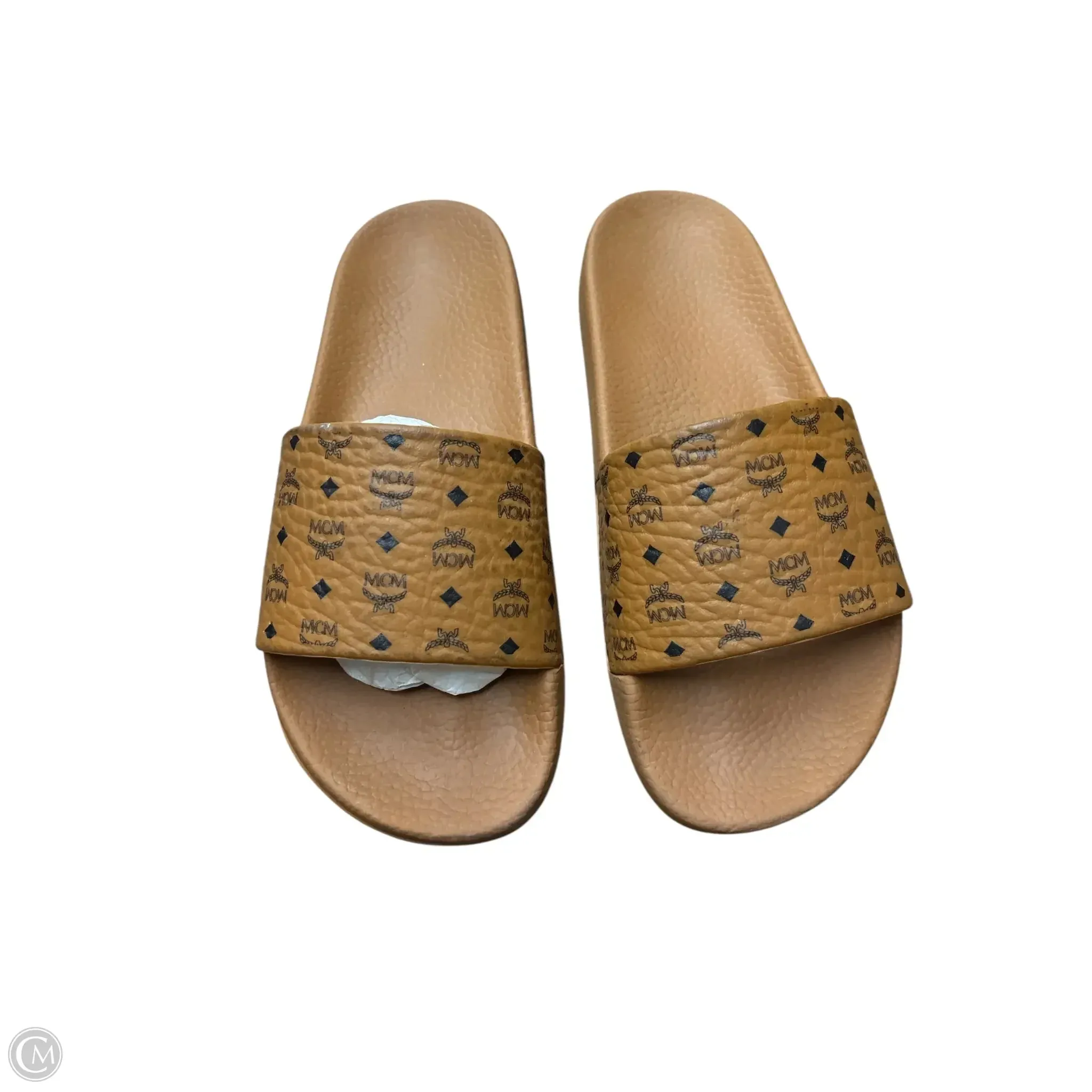 Responsive Cushion Weekend Warriors Comfortable Insole Sandals Luxury Designer By Mcm In Tan
