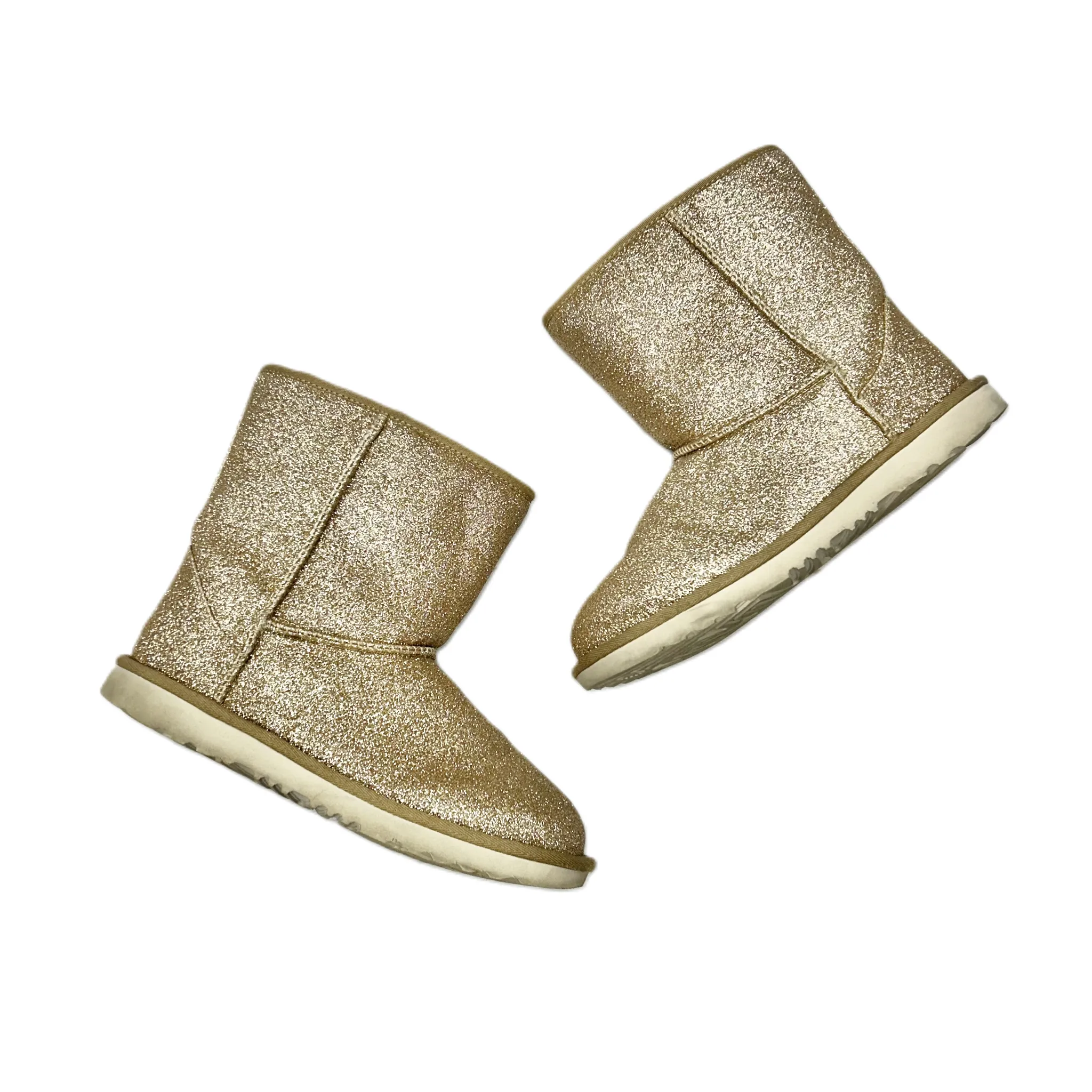 Breathable Material Field Fast Boots Designer By Ugg In Gold, Size: 6