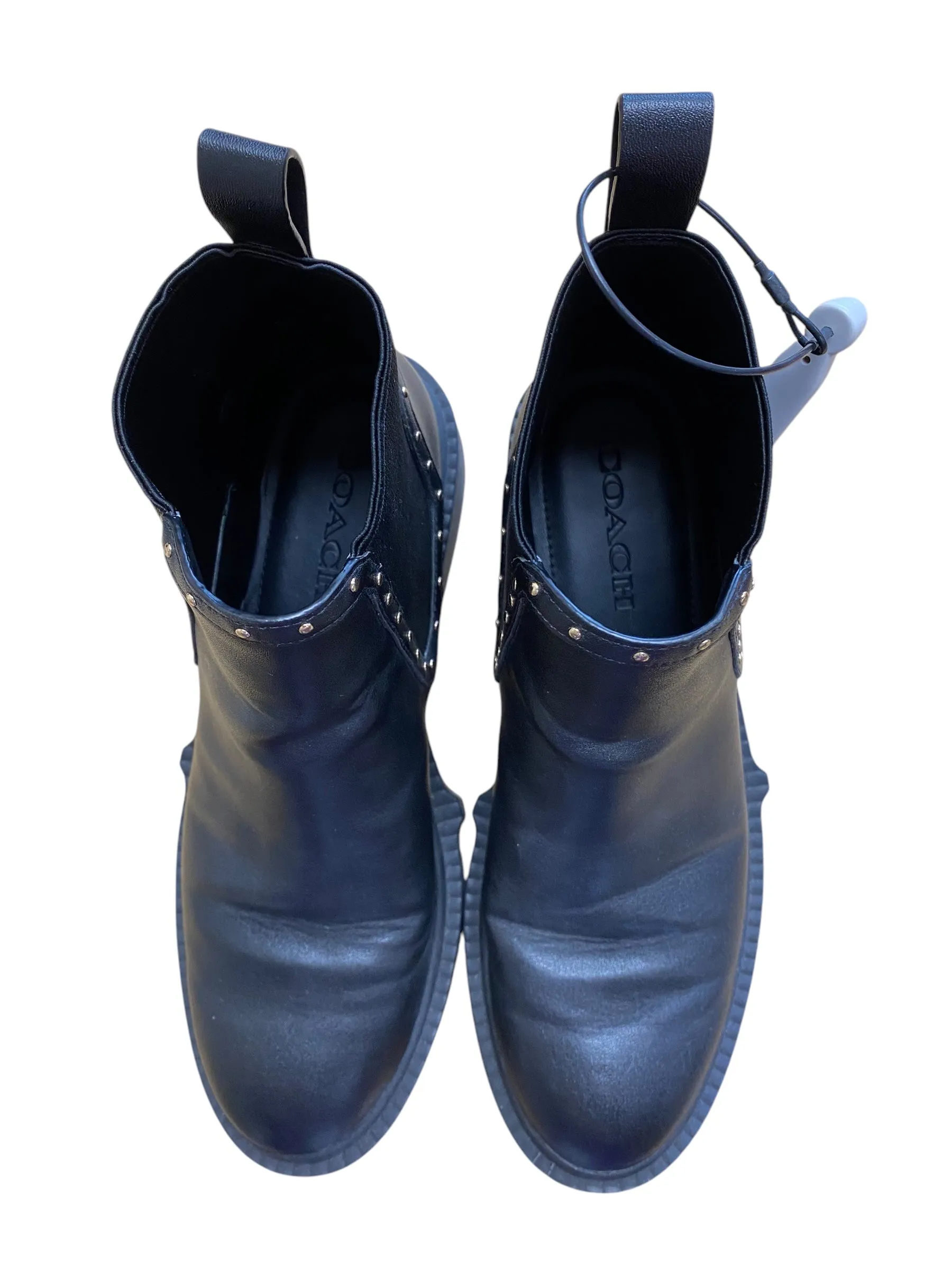 Durable Build Minimalist Fans Planet Mood Boots Designer By Coach In Black, Size: 7.5