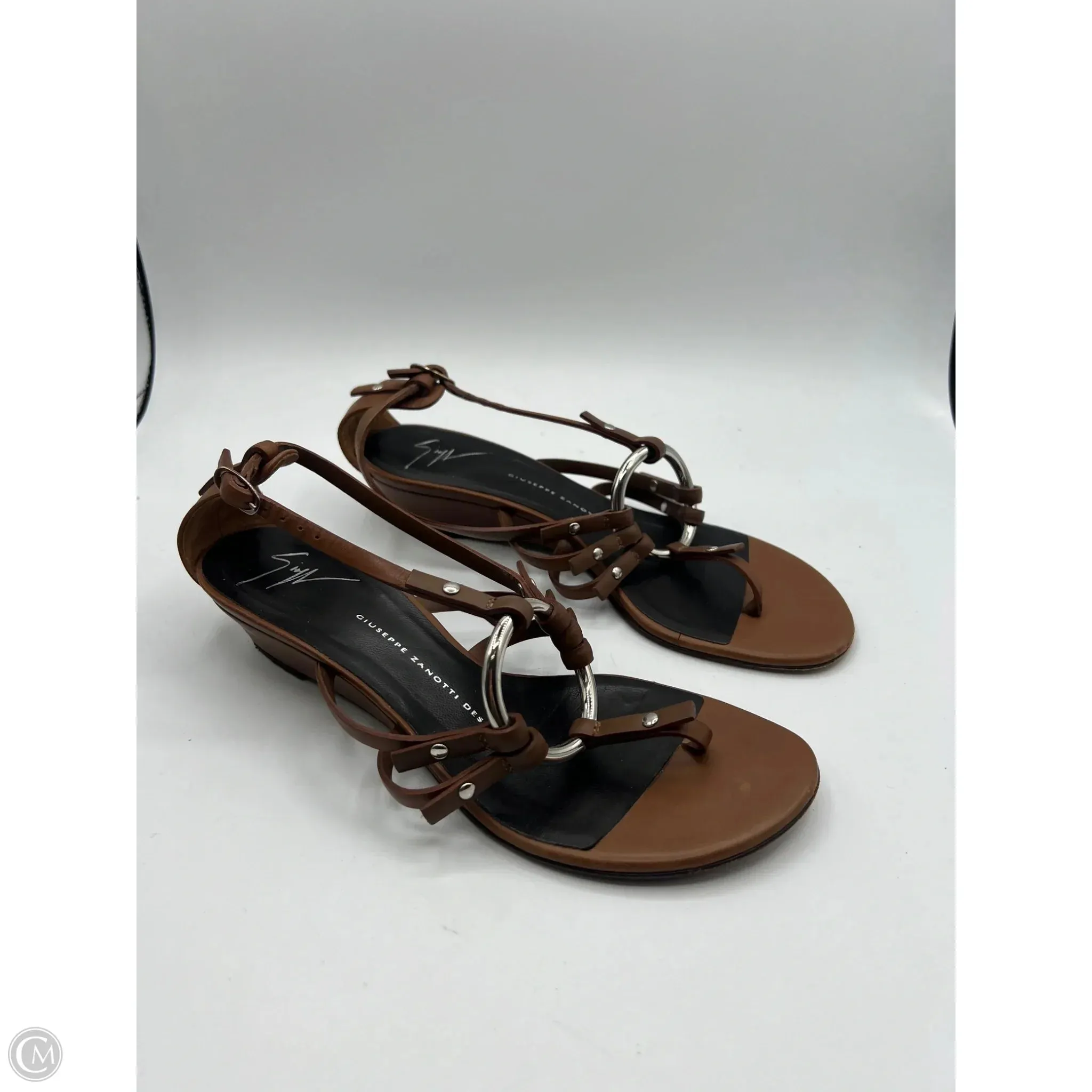 Sandals Designer By Giuseppe Zanotti In Brown, Size: 7 Ergonomic City Adventure