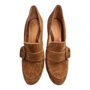 Red Glow Shoes Designer By GIANVITO ROSSI In Brown, Size:6