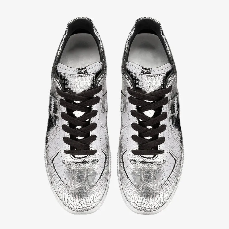 Broken Mirror Finish Sneakers