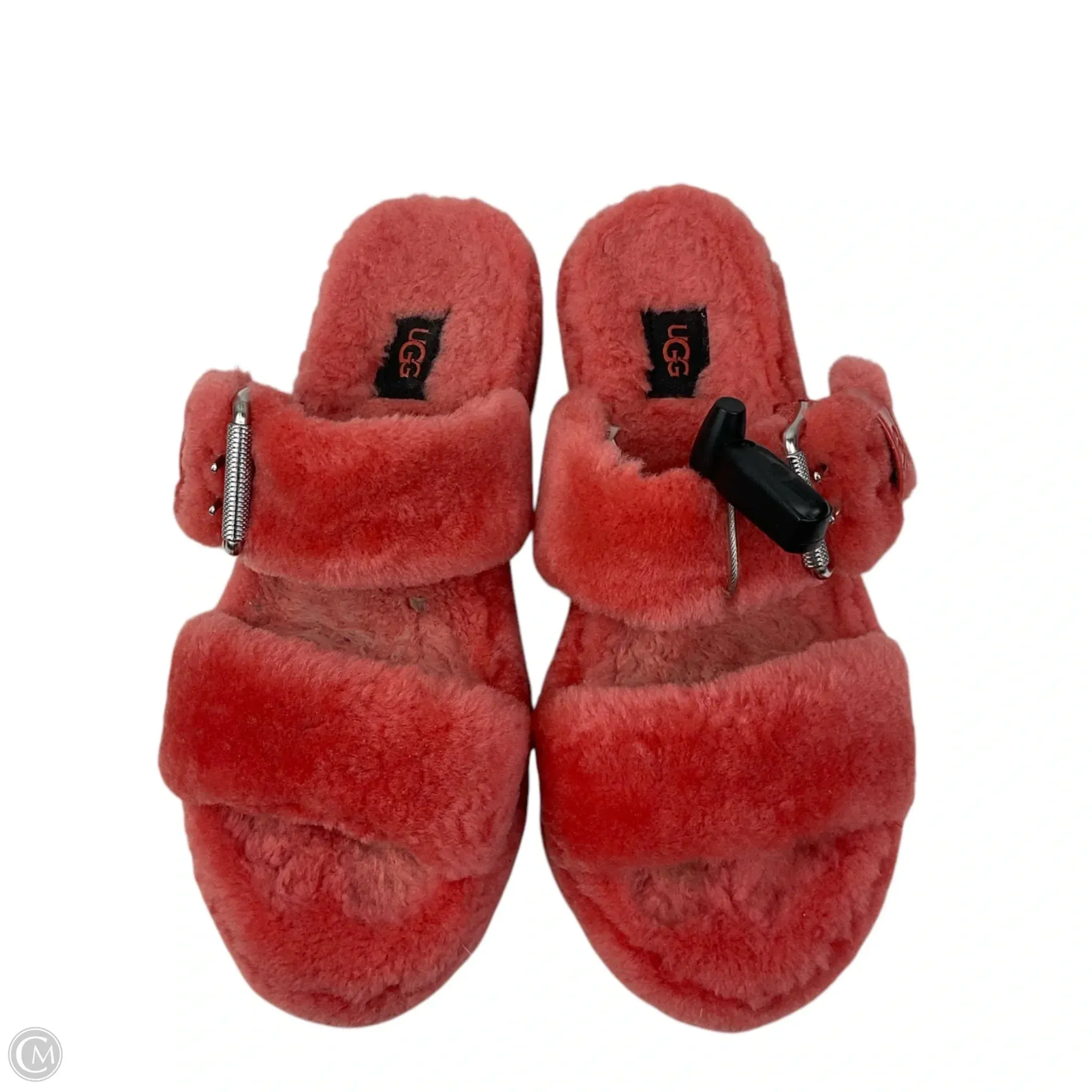 Baby Soft Shoes Designer By Ugg In Orange, Size: 8