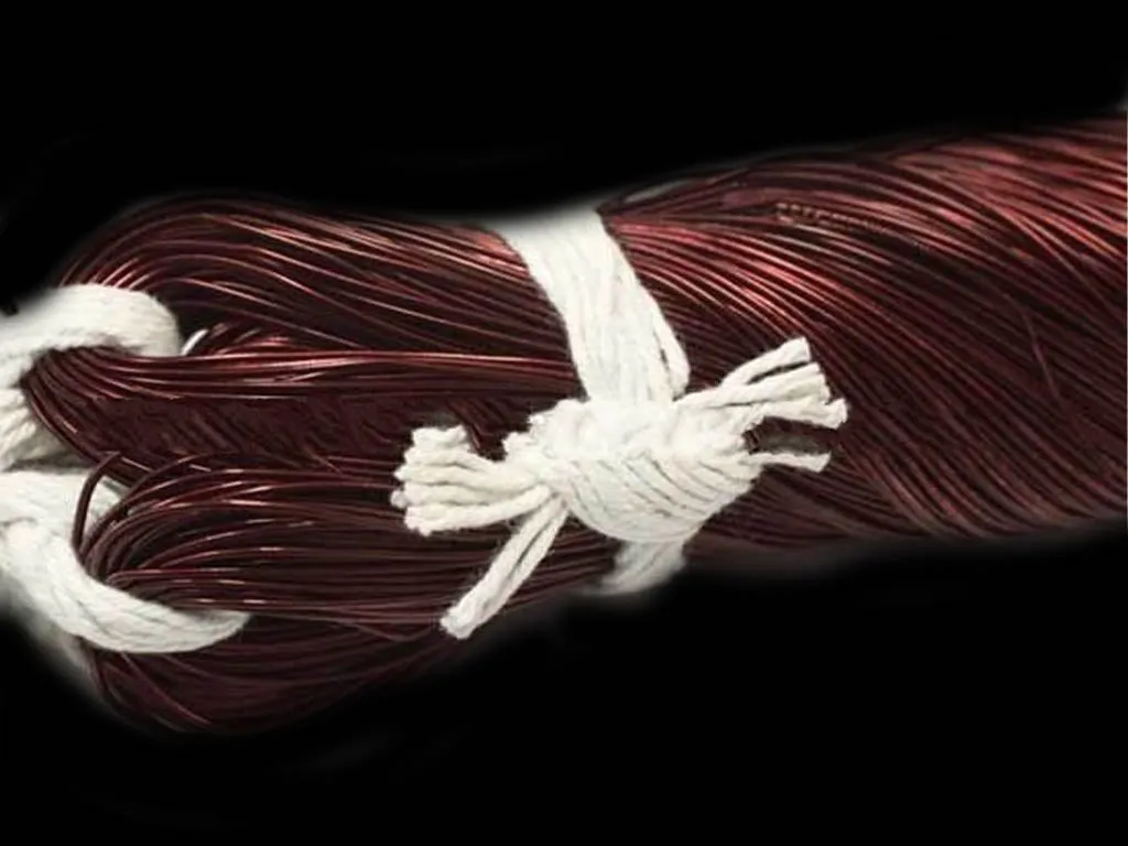 Burgundy Red Metallic Dabka / French Wire