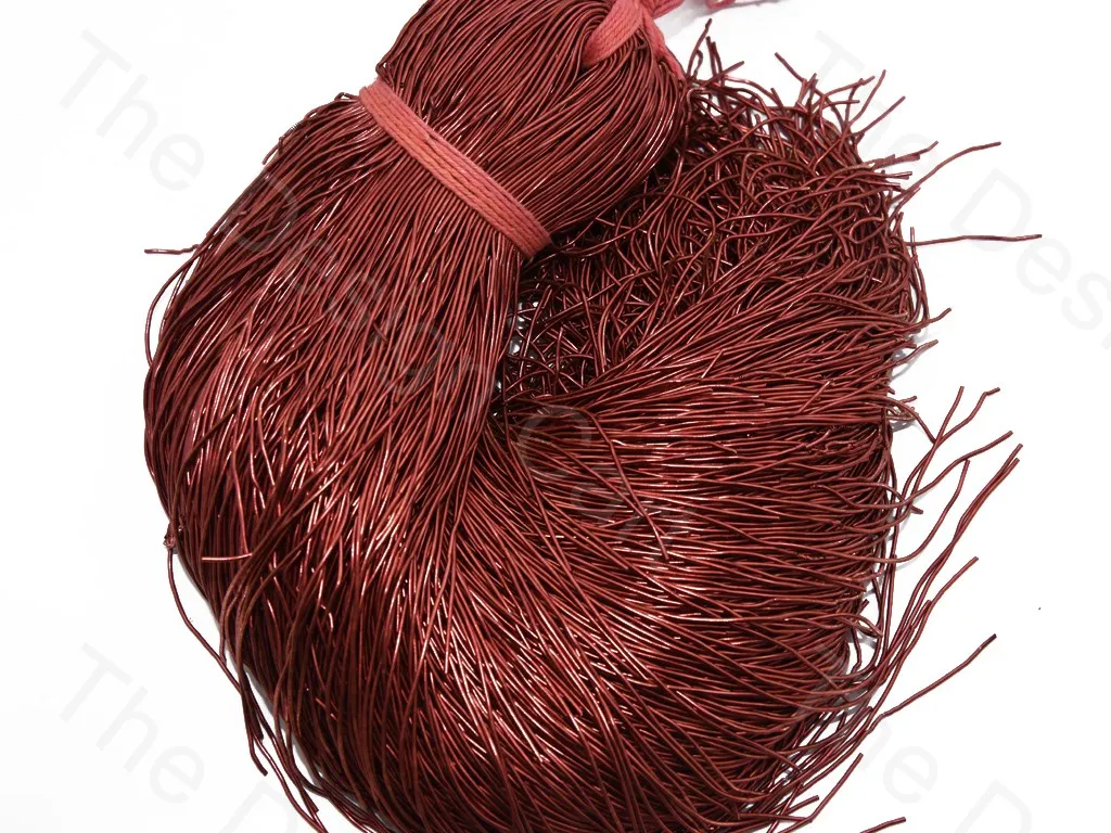 Burnt Brown Dabka / French Wire