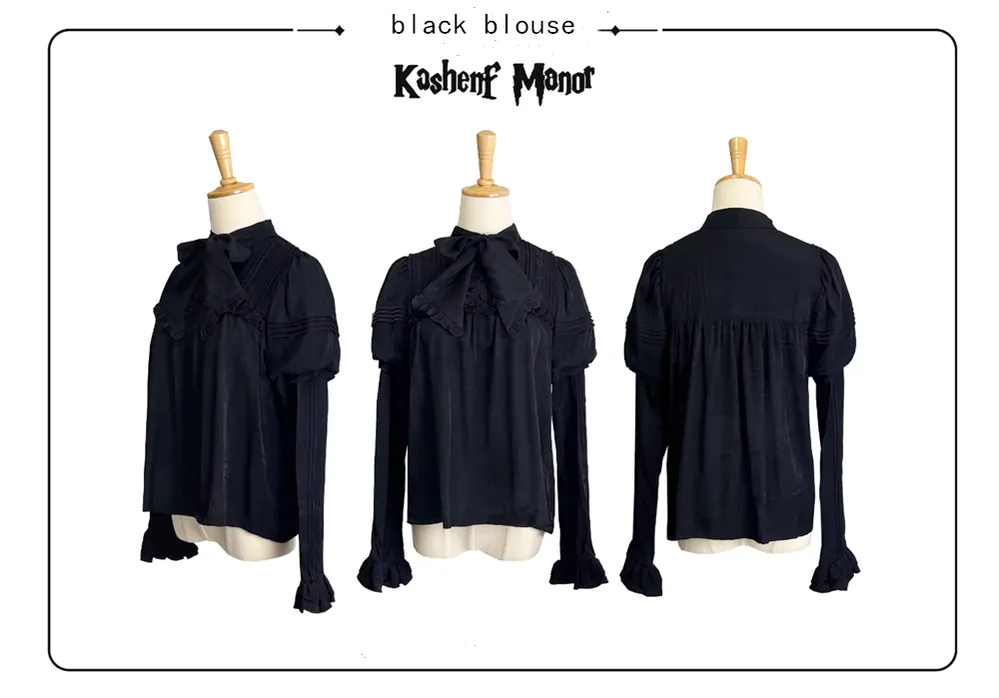 (Buyforme)Little Bear~Gothic Lolita Black and White Striped JSK Set