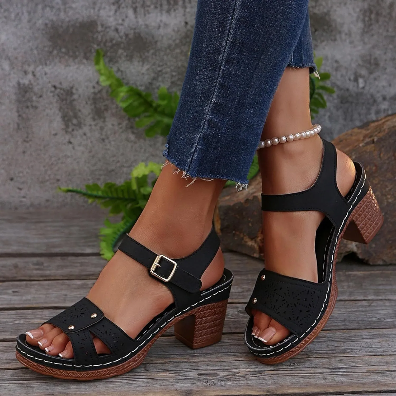 Canbebig Wedge Sandals for Women Casual Arch Support Orthopedic Summer Sandals Non Slip Open Toe Dressy Sandles Beach Vacation Flip Flops 2025 Trendy