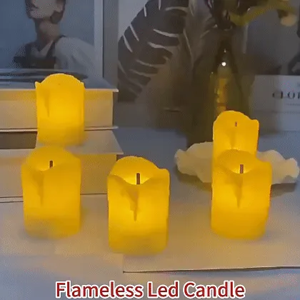 Candle LED Light Battery Operated 5 pcs Home Improvement (Pack of 5)