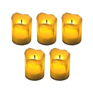 Candle LED Light Battery Operated 5 pcs Home Improvement (Pack of 5)