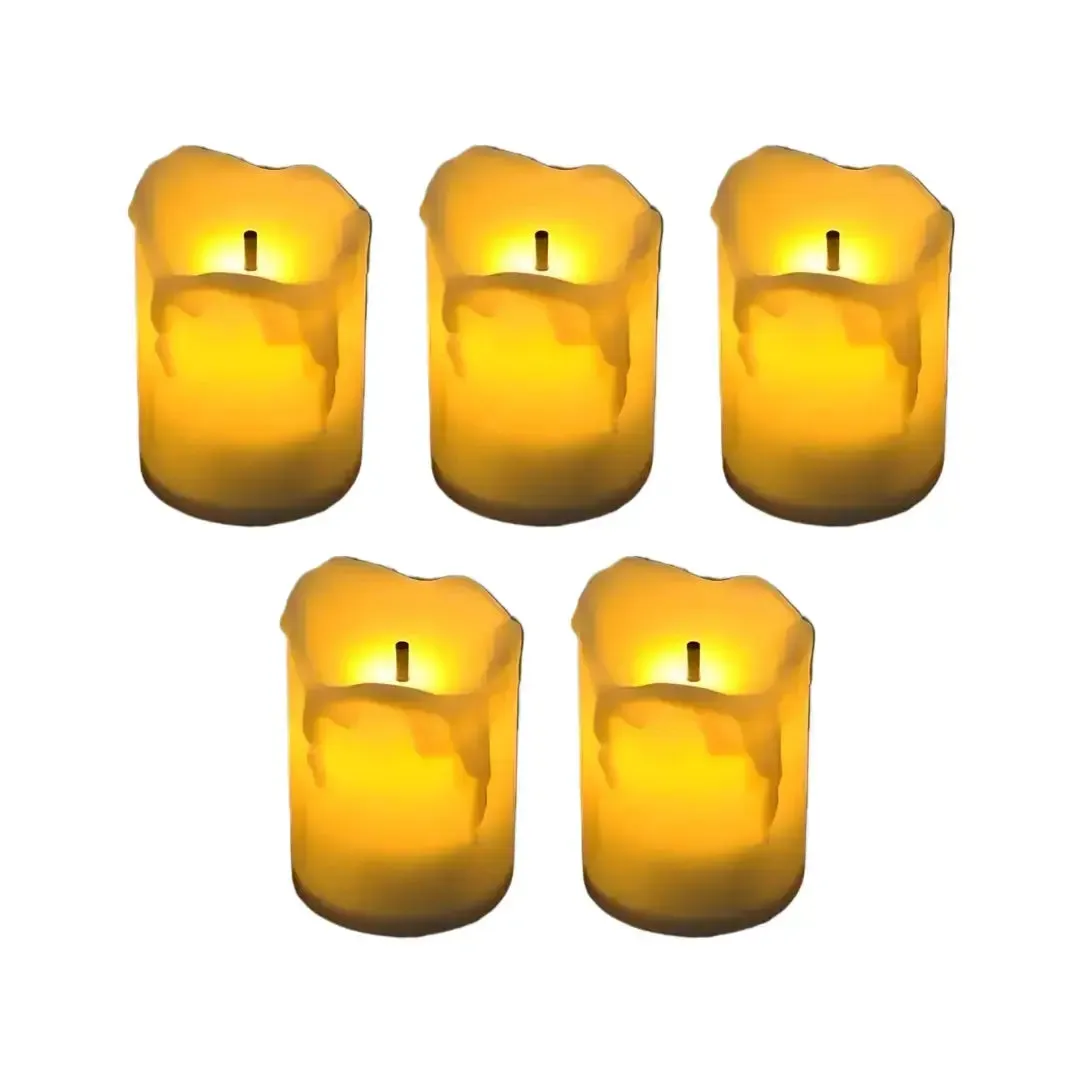 Candle LED Light Battery Operated 5 pcs Home Improvement (Pack of 5)