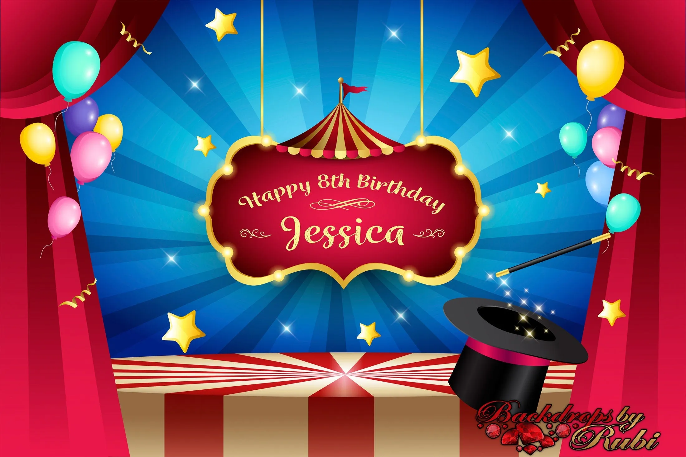Carnival Backdrop, Circus Birthday Backdrop, Circus Backdrop, Carnival backdrop, Carnival Banner, Carnival Buffet Table Backdrop
