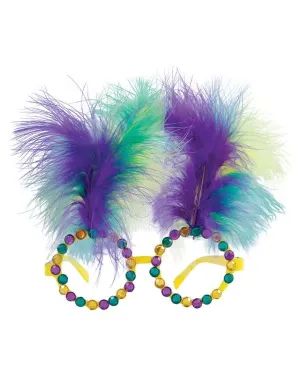 Carnival Feather Glasses