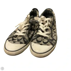 Flexible Sole Shoes Designer By Coach In Tan, Size: 9