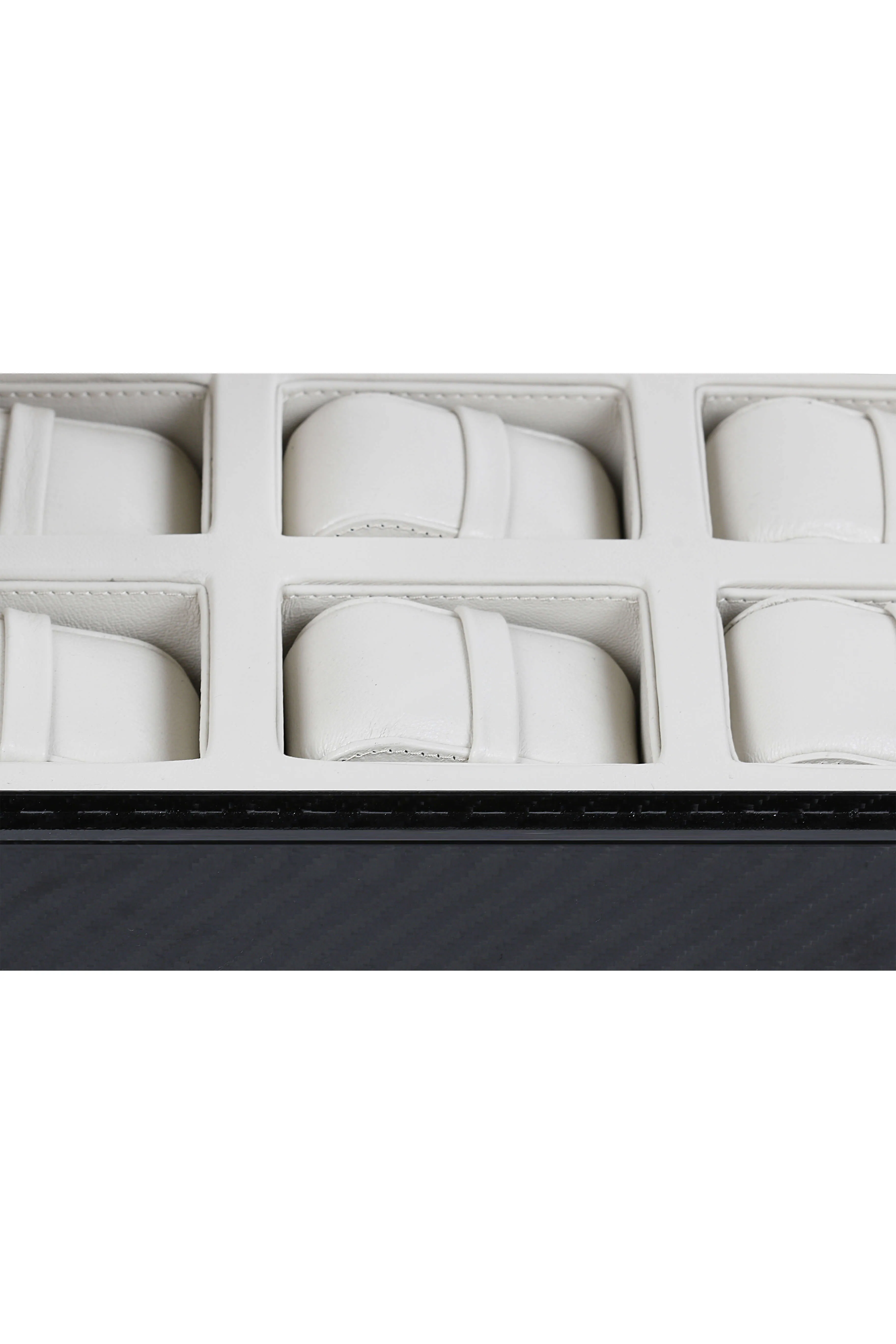 Cavok Carbon Fiber Watch Case 15, White/Gray