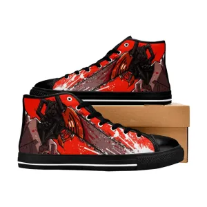 Chainsaw Man Denji Shoes High Top Sneakers for Kids and Adults