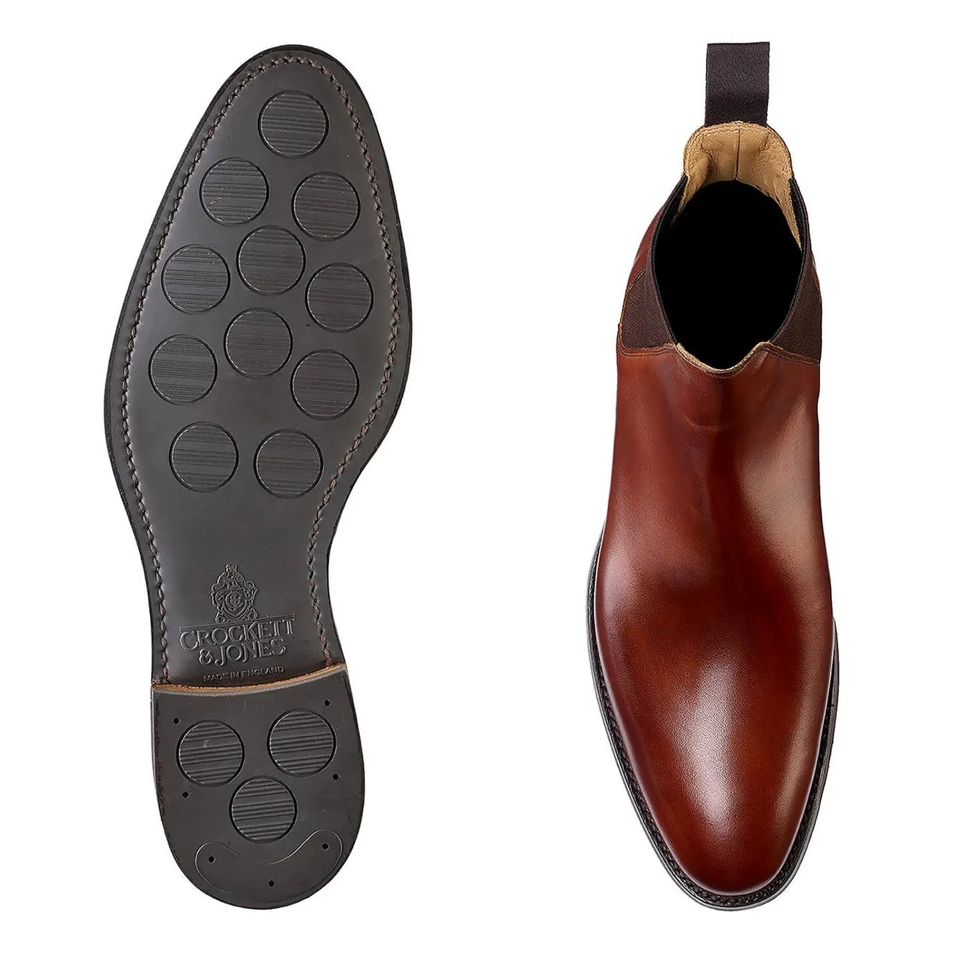 Chelsea 8 Chestnut Burnished Calf Calm Flow