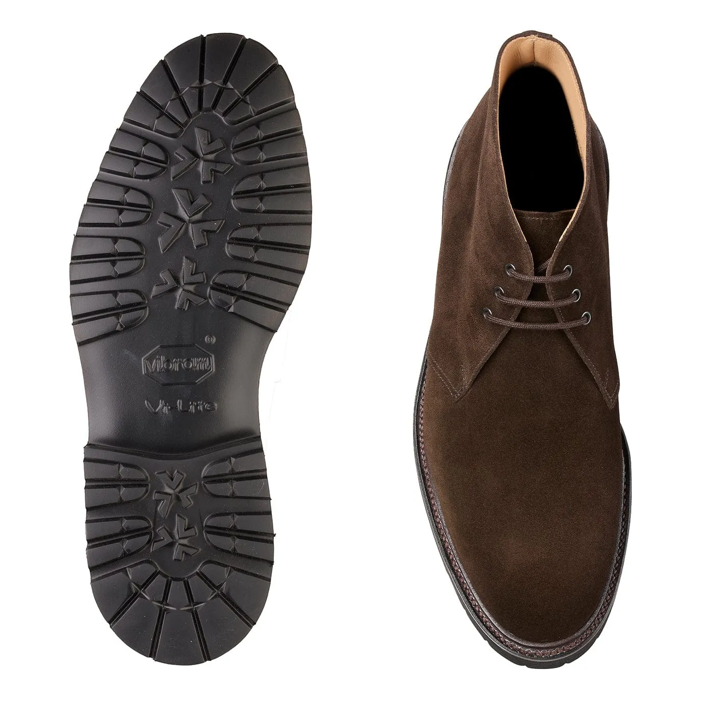 Chepstow 2 Dark Brown Suede All-Purpose Use Comfort Lining Windy Weather