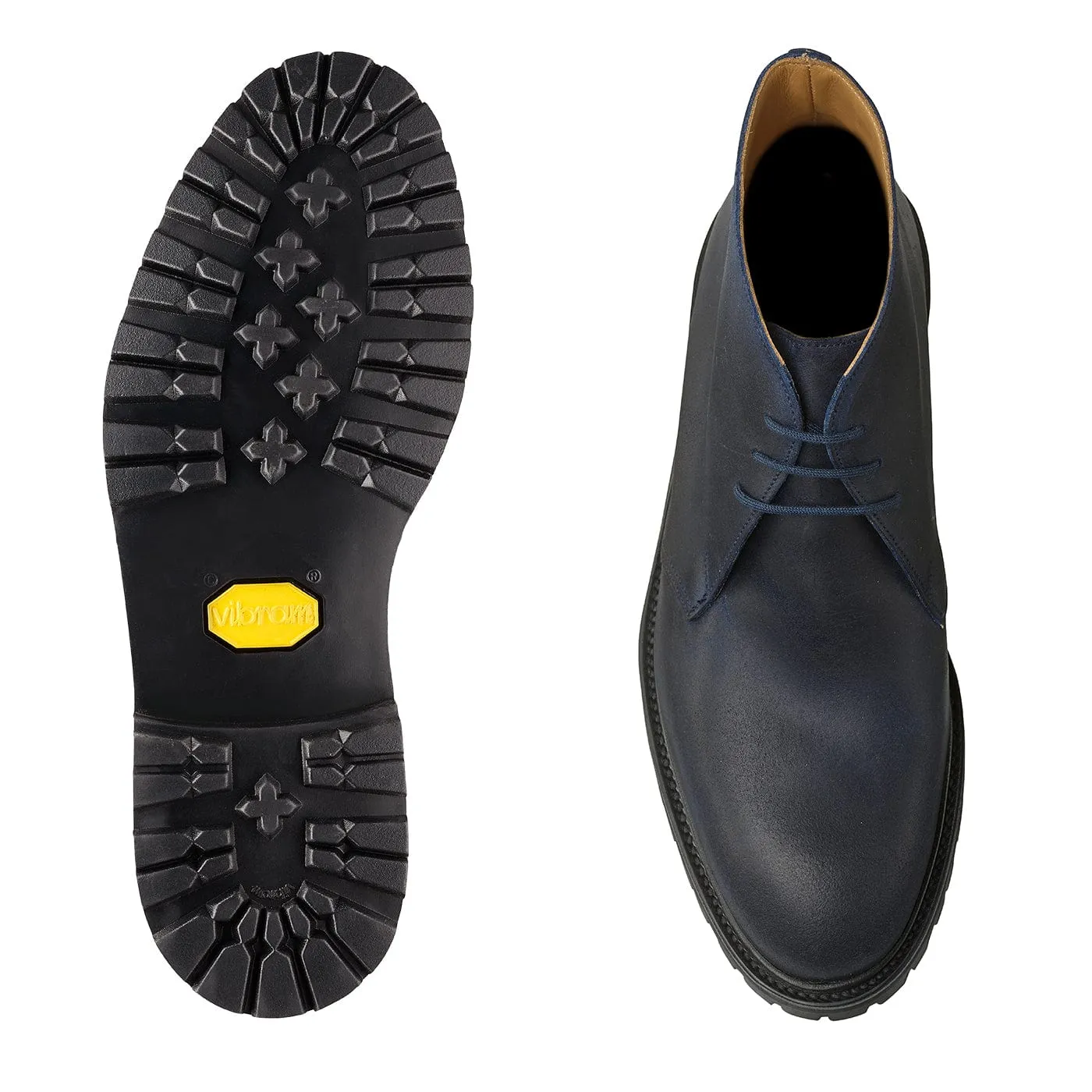 Chepstow 4 Navy Rough-Out Suede Trail Use