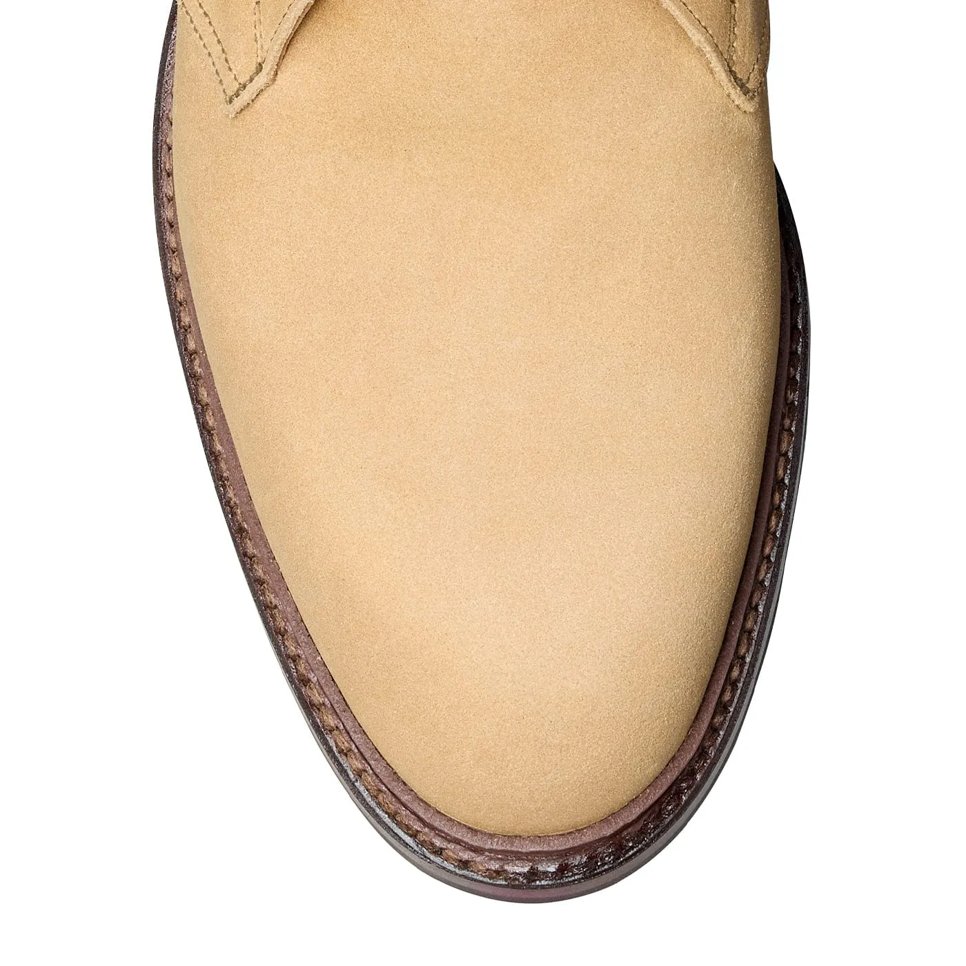Reflective Safety Accents Chepstow Sand Rough-Out Suede
