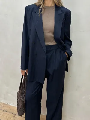 Christian Dior Pinstripe Pure Wool Double Breasted Suit - 44R/W34