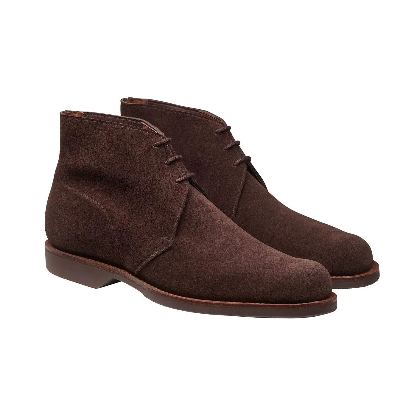 Chukka 4 Dark Brown Reverse Butt Suede High-quality