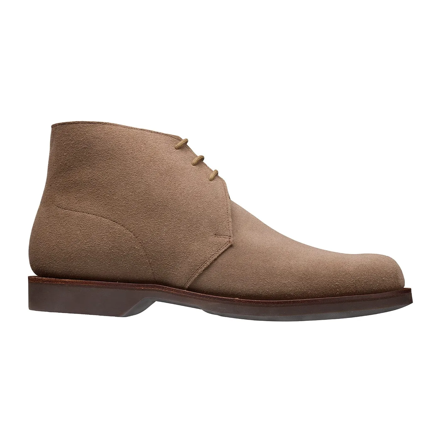Chukka 4 Taupe Reverse Butt Suede Insulated Urban Commute Low Profile Outdoor Explorer