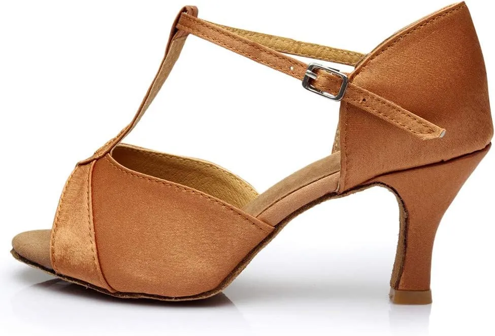 Chunky Block Heel Sandals for Women Open Toe Ankle Strap Comfortable Wedding Party Dress Shoes
