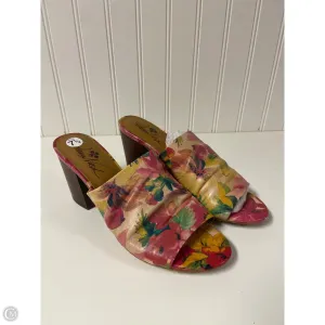 Lift Up Sandals Designer By Patricia Nash In Brown, Size: 7.5