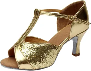 Chunky Heel Sandals for Women Open Toe Strappy Ankle Strap Square Toe Comfortable Shoes