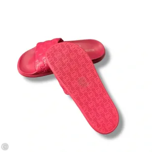 Sandals Designer By Michael Kors In Pink, Size: 11 Slip On