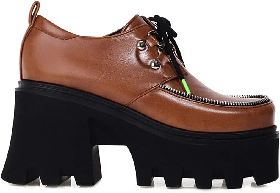 Ciuyurra Chunky Women Gothic Shoes