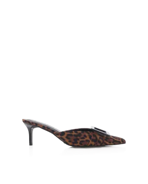 Open Toe Heels Heroine Spark YORKIE - LEOPARD