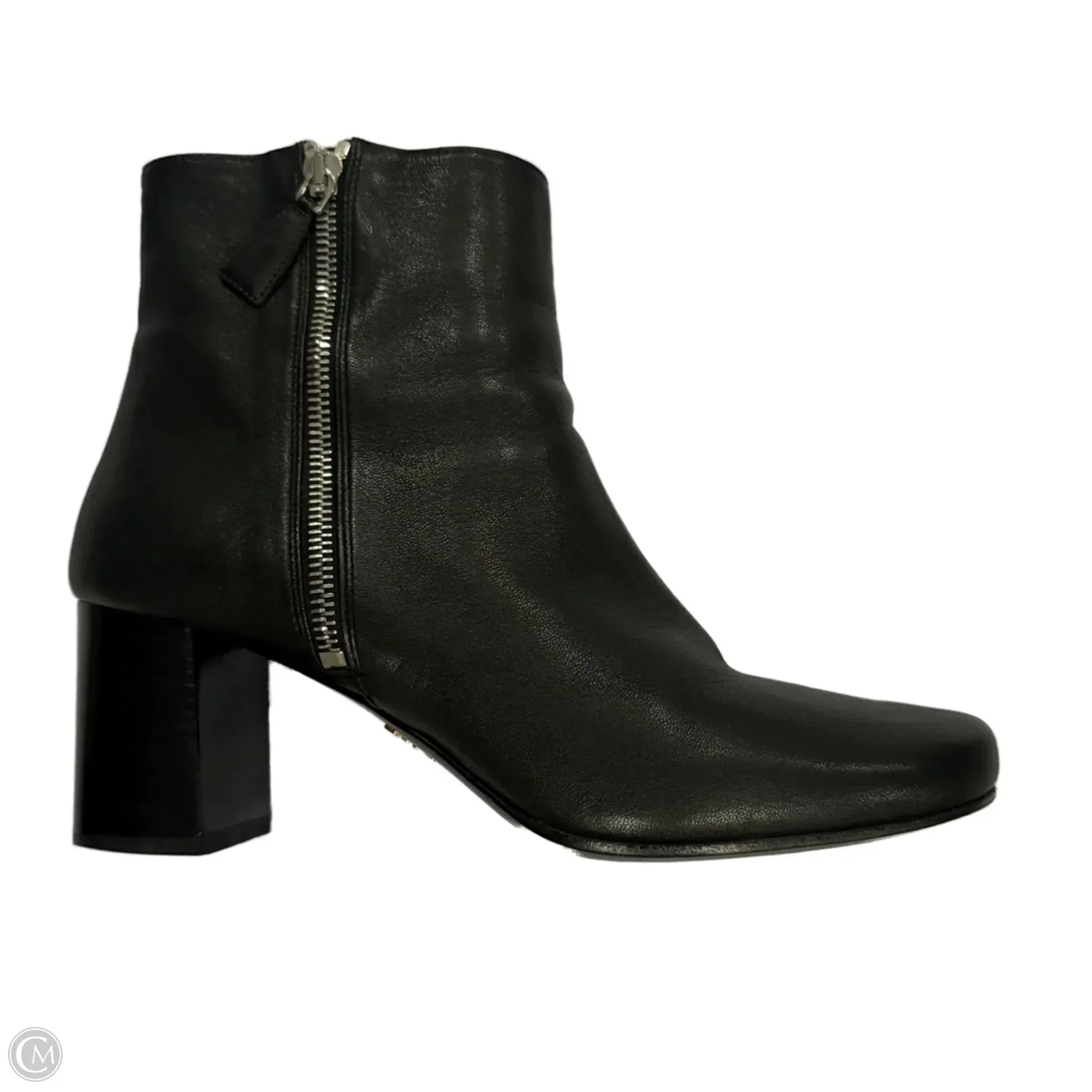 Royal Mood Boots Luxury Designer By Prada In Black, Size: 9.5